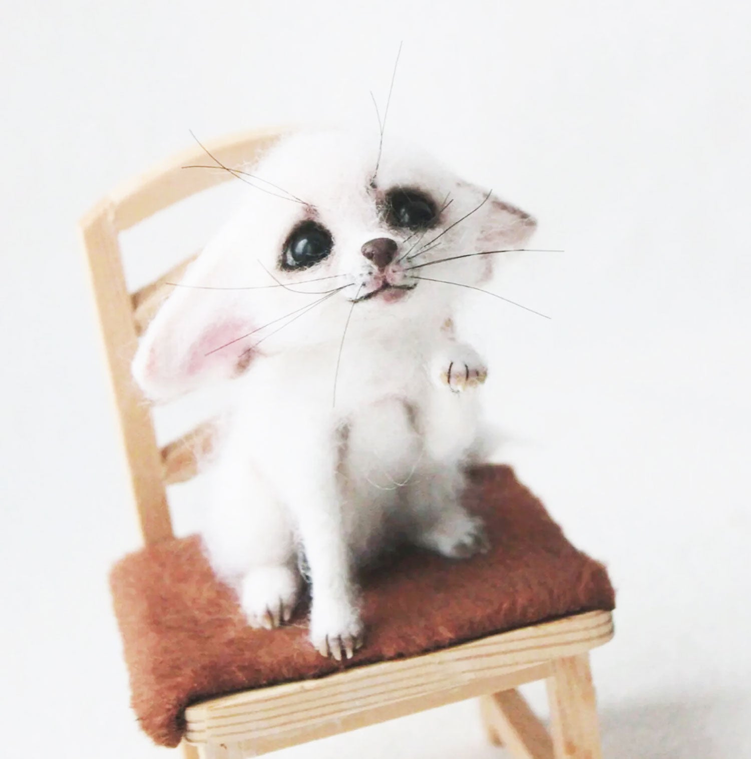 Custom Felt Fennec from Photo
