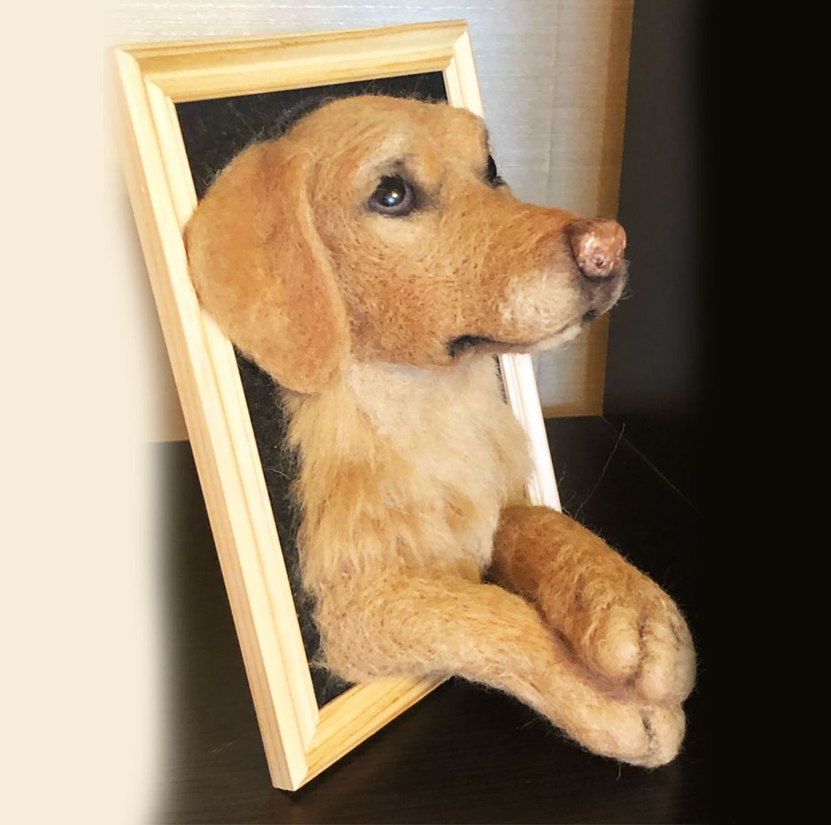 Vertical Dog Portrait - Face &amp; Paws - Red Fox Labrador
