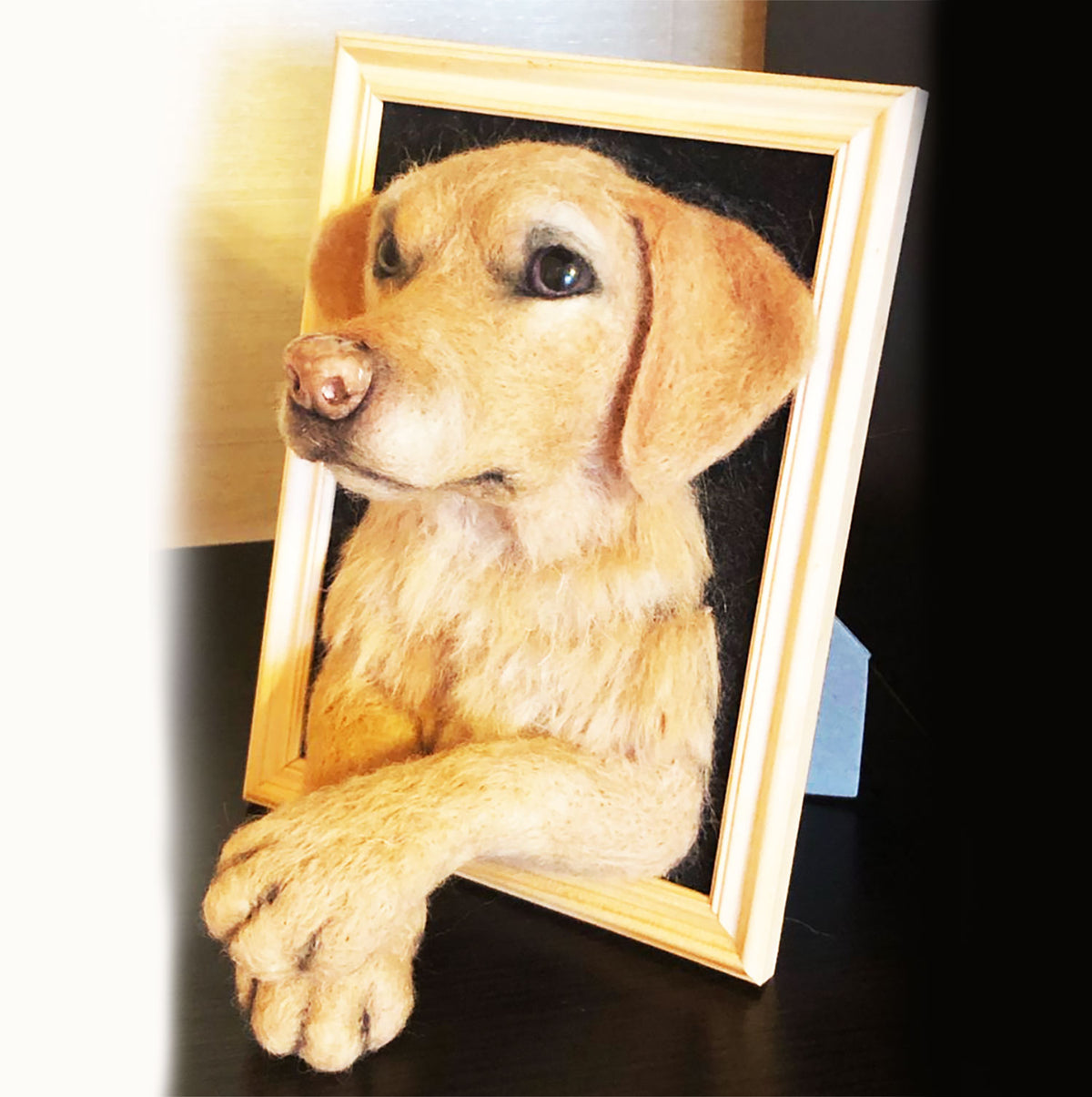 Vertical Dog Portrait - Face &amp; Paws - Red Fox Labrador