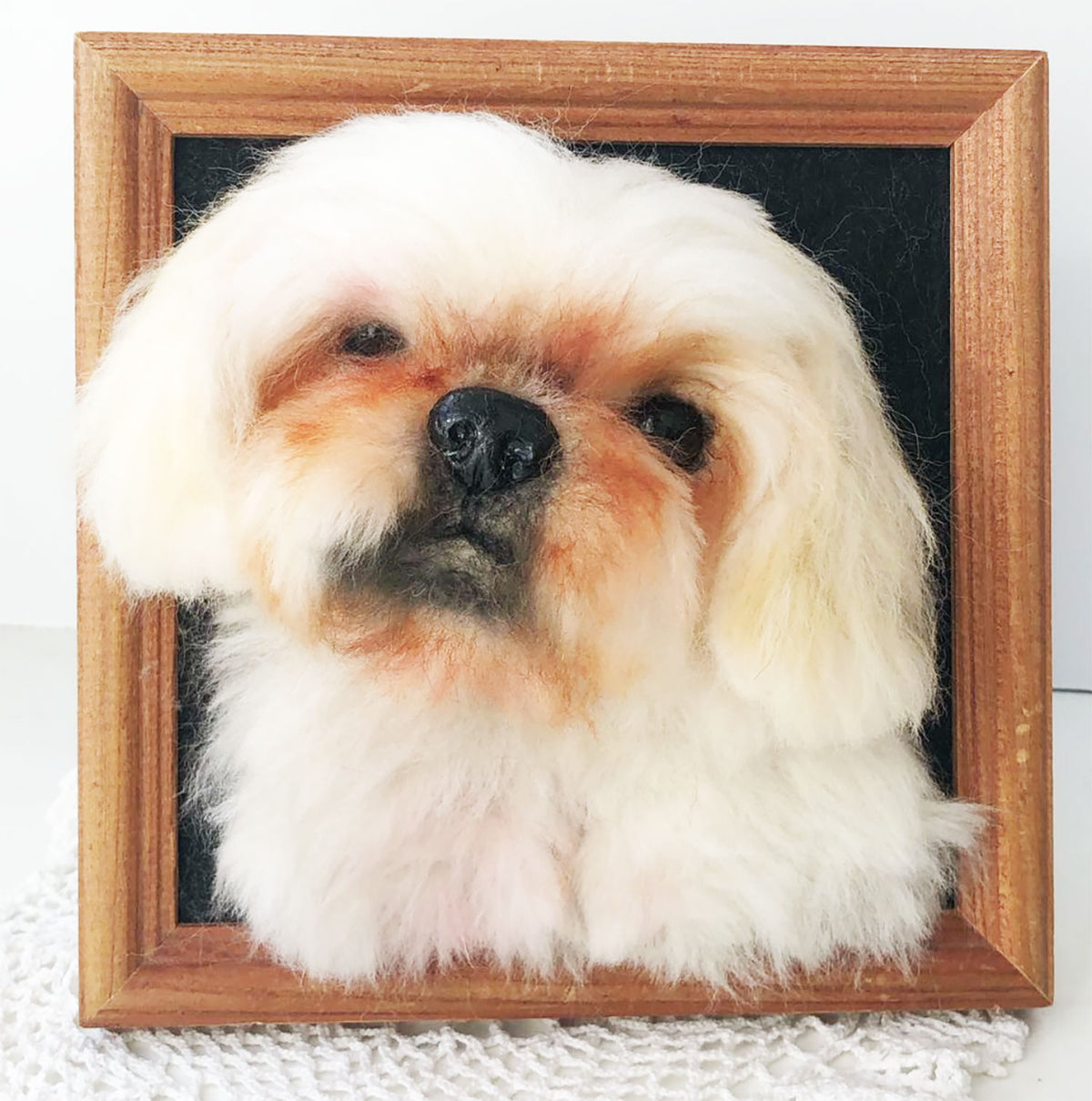 Vertical Dog Portrait - Face - Shih Tzu