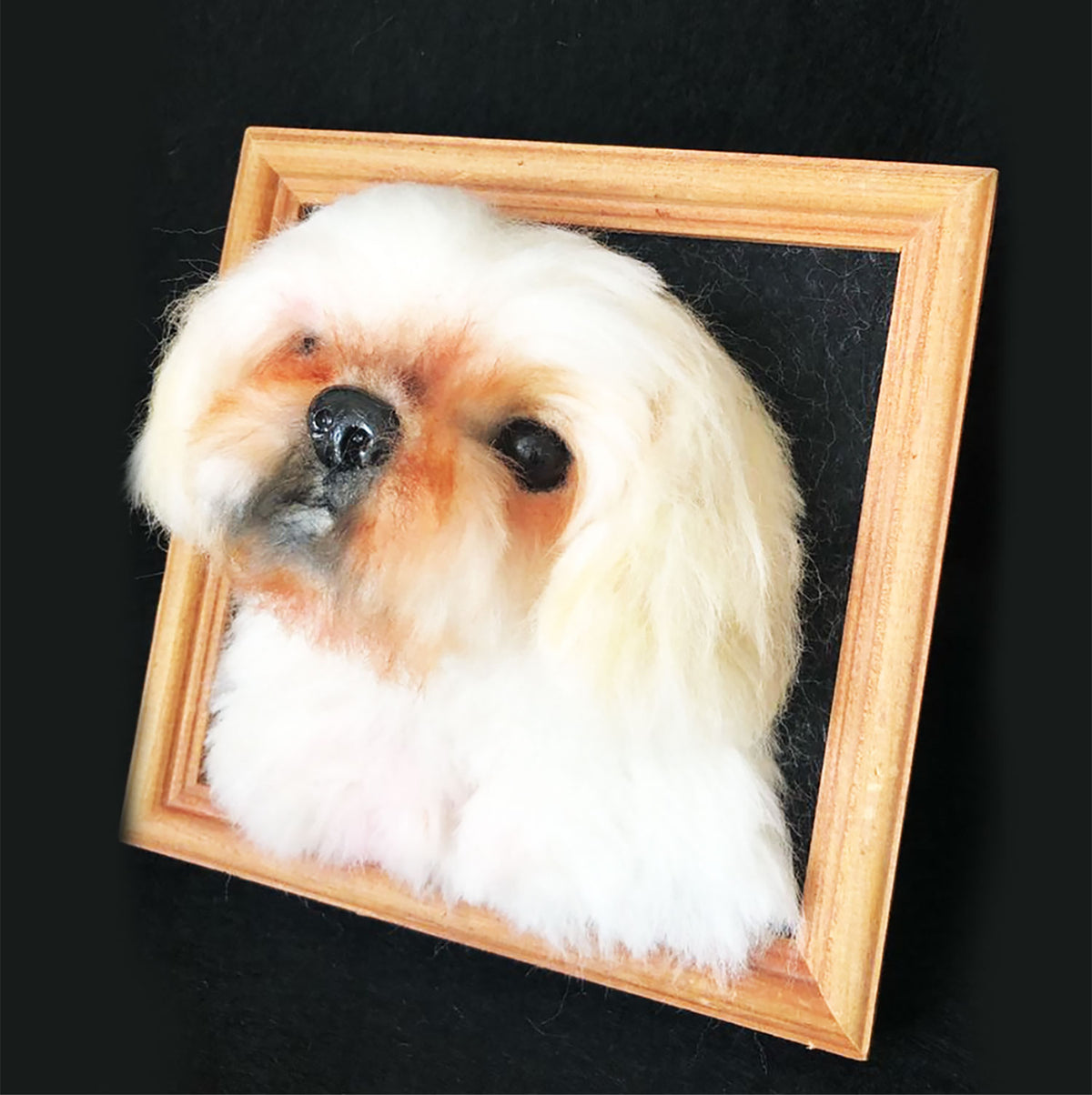 Vertical Dog Portrait - Face - Shih Tzu