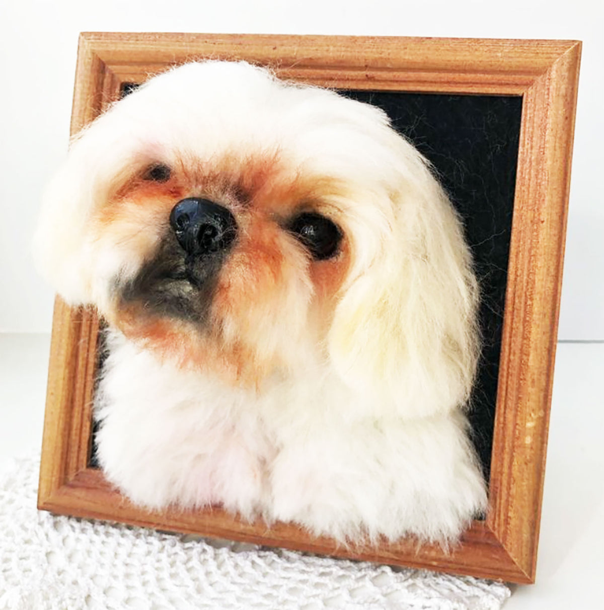Vertical Dog Portrait - Face - Shih Tzu
