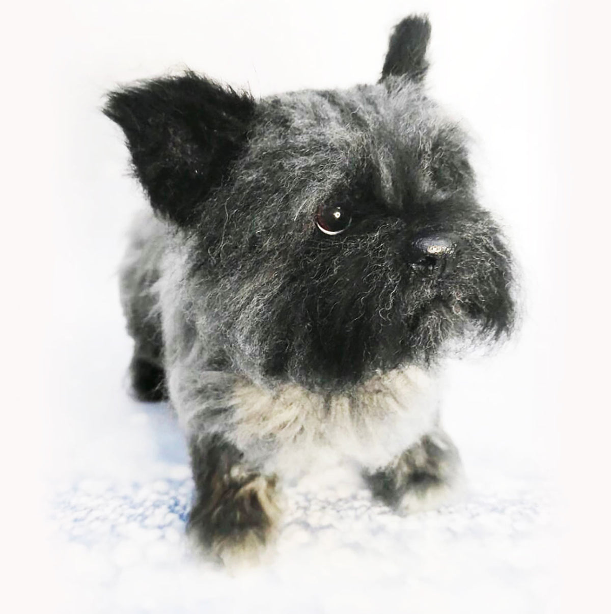 Felt Dog Statue from Photos - Cairn Terrier