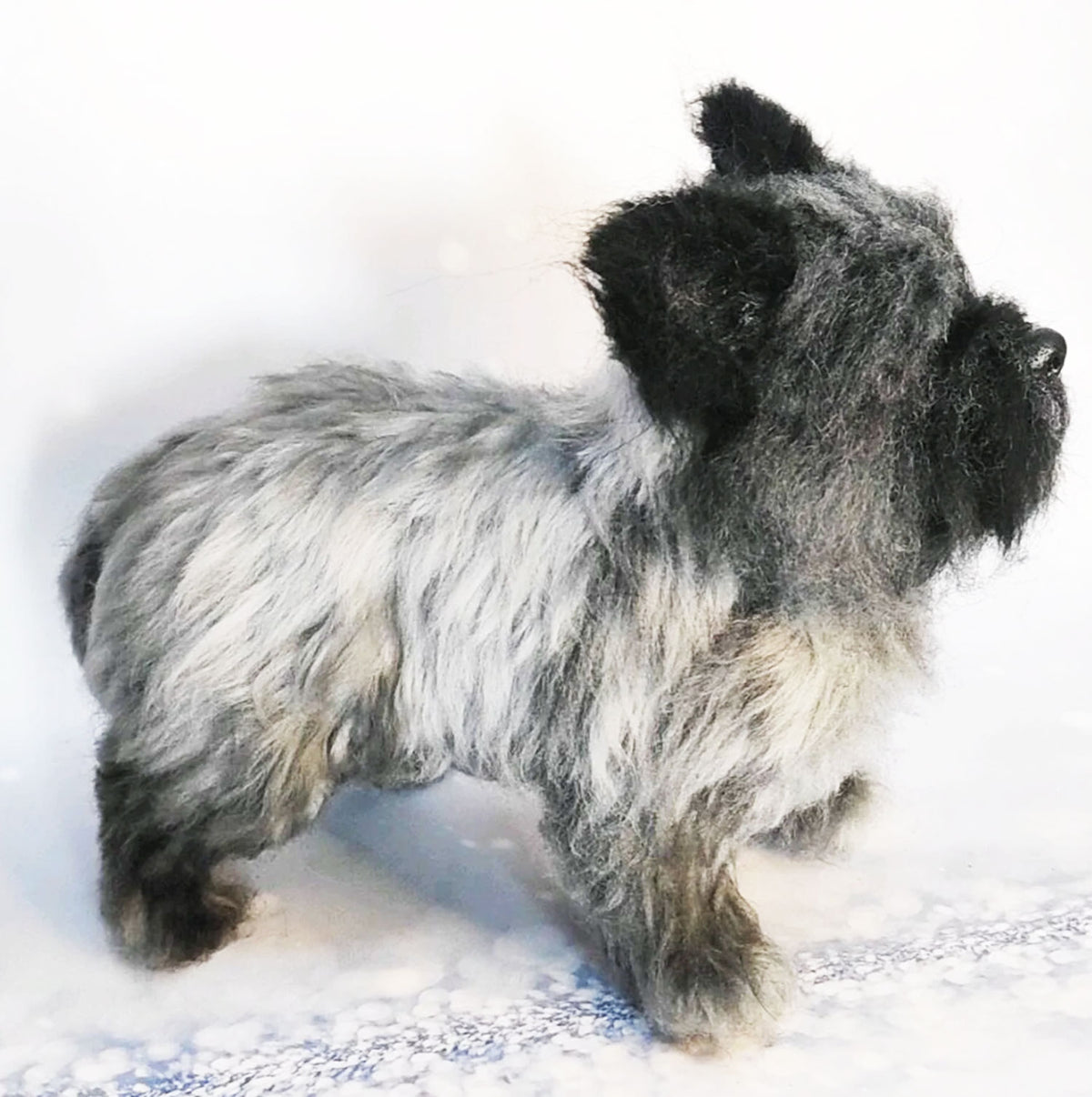 Felt Dog Statue from Photos - Cairn Terrier