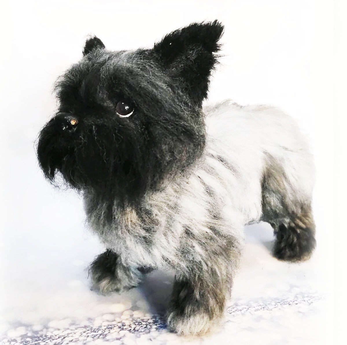 Felt Dog Statue from Photos - Cairn Terrier