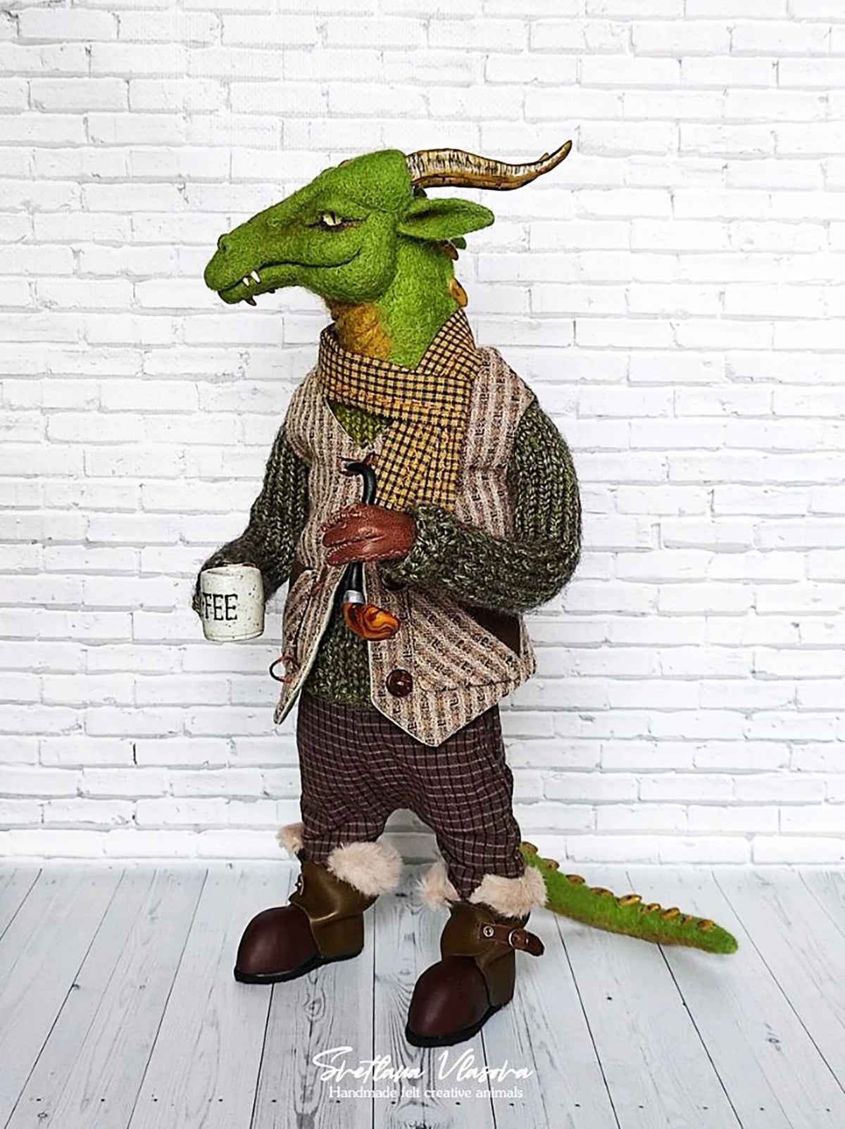 Felt Fairytale Creature - DRAGON