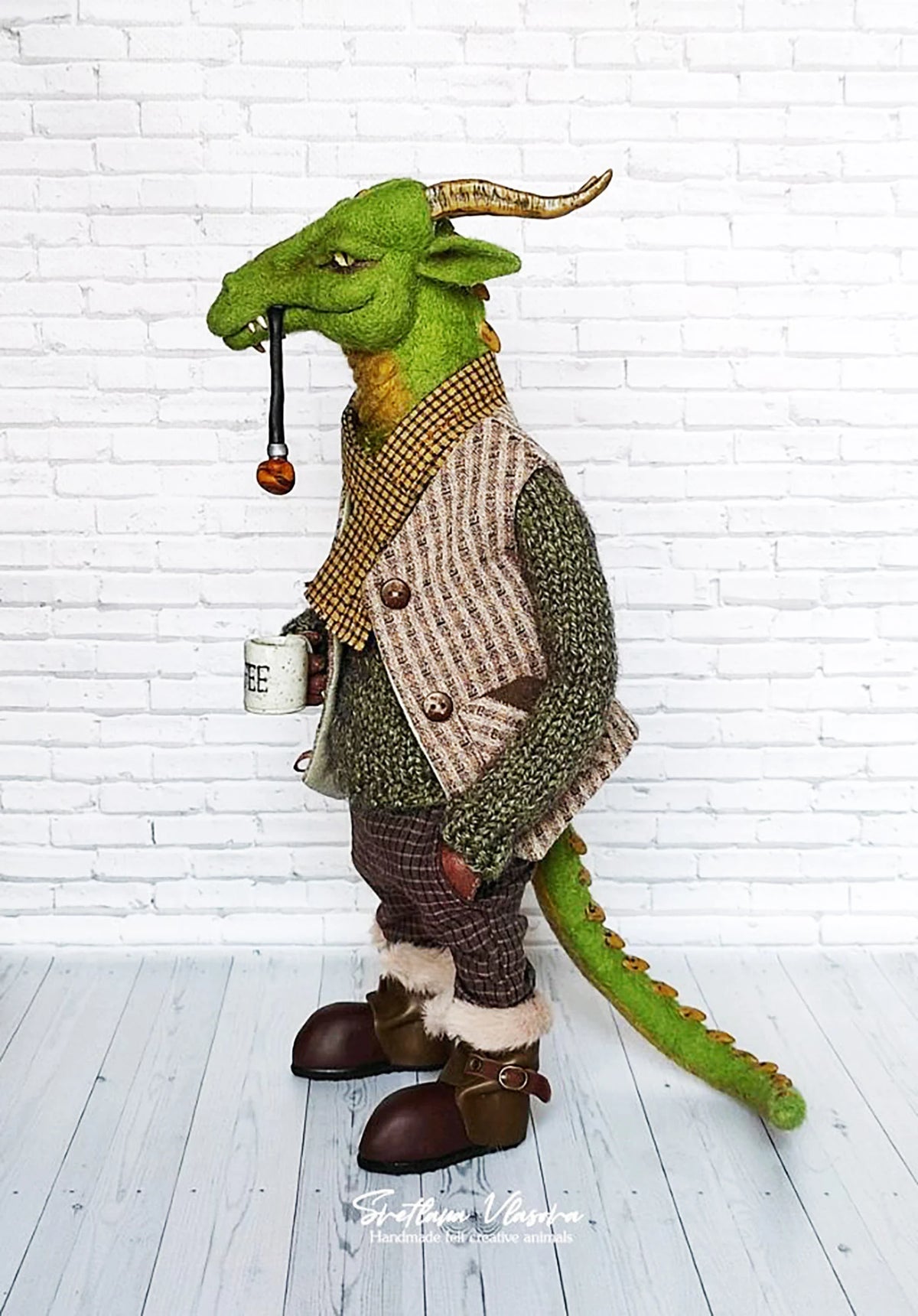 Felt Fairytale Creature - DRAGON