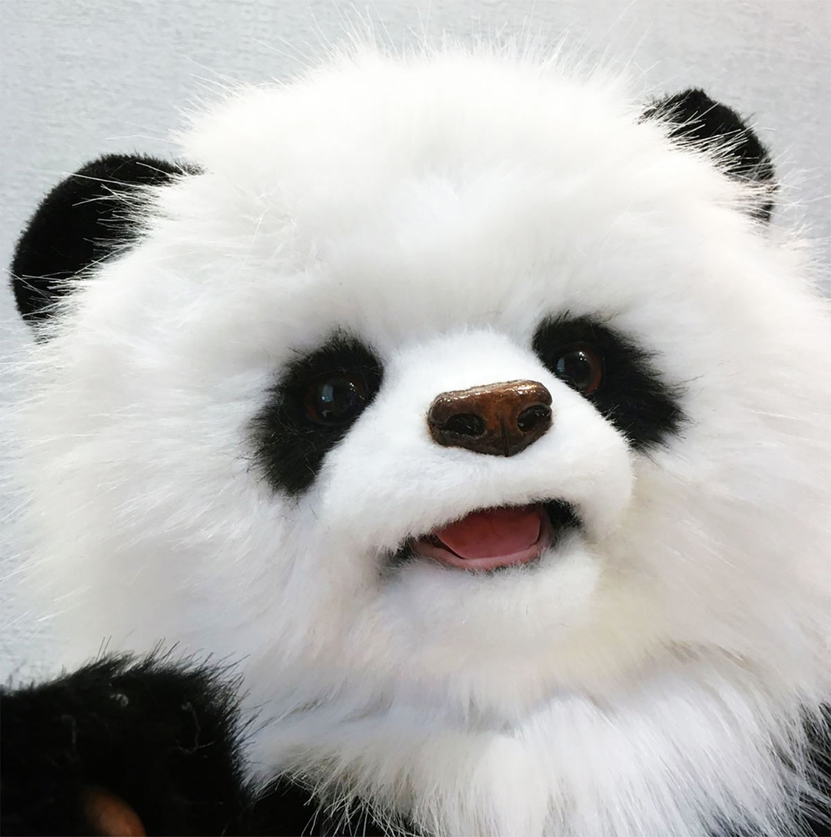 PLUSH Panda, Panda Bear Stuffed Animal - Medium Panda Realistic Art Doll
