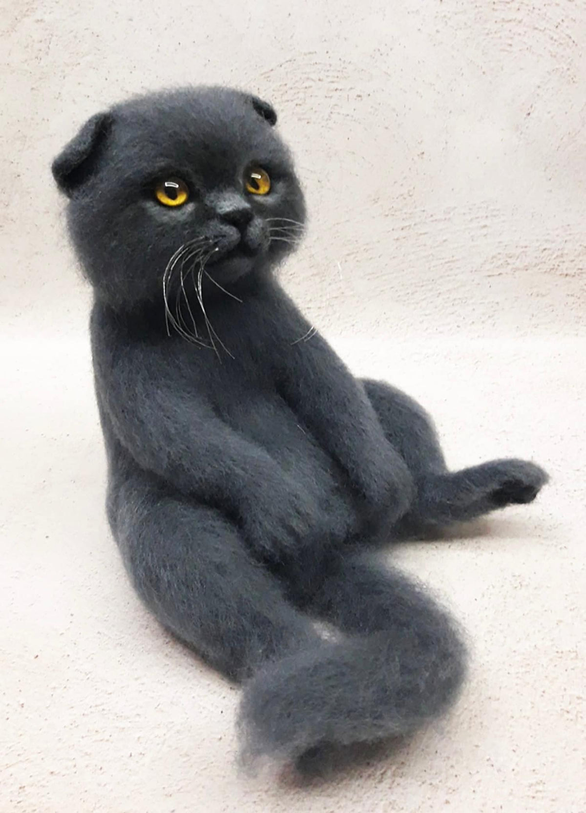 FELT Cat Statue - British Shorthair