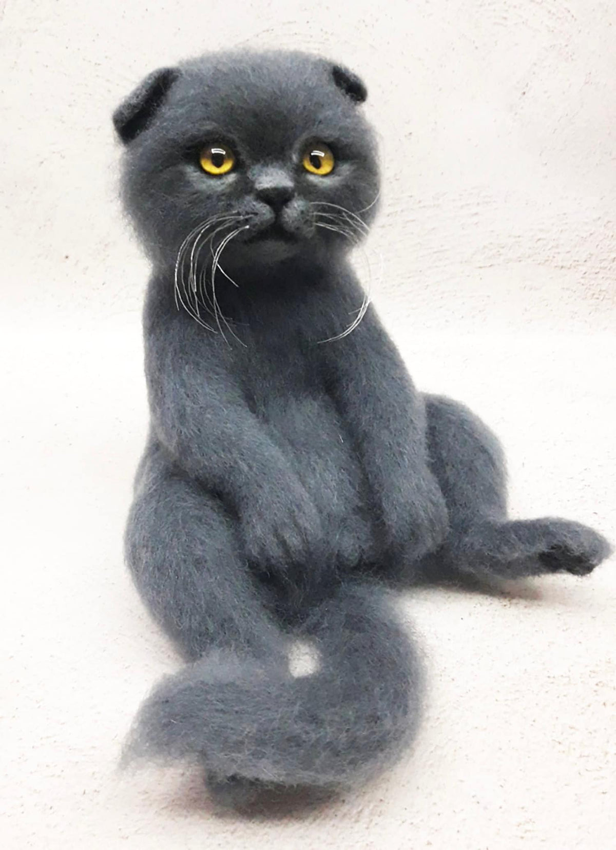 FELT Cat Statue - British Shorthair